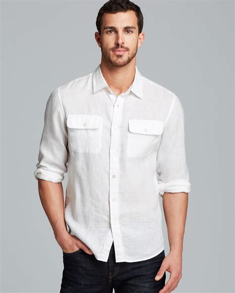 michael kors men's white shirt.